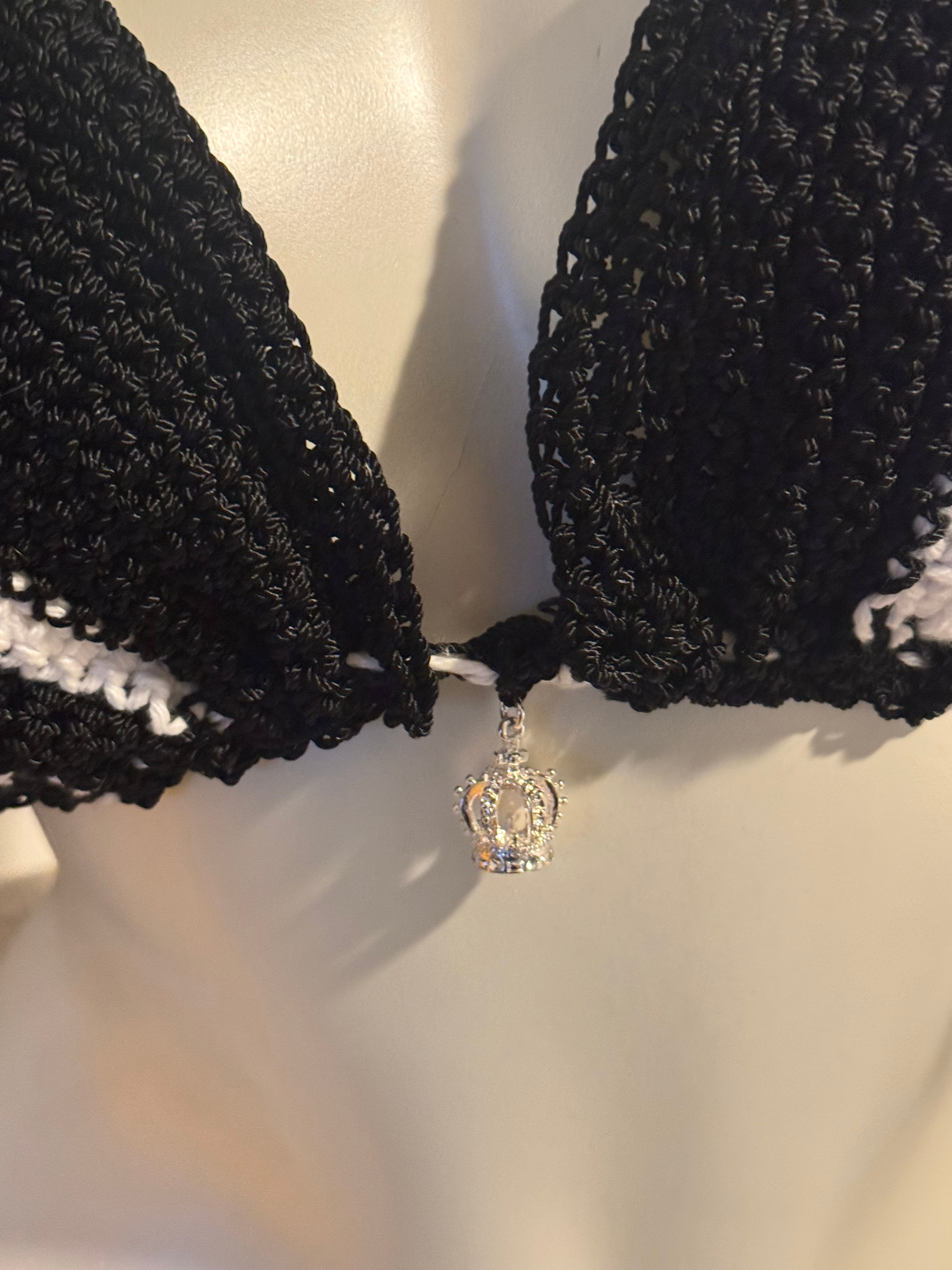"MIDNIGHT MONARCH" CROTCHET BIKINI - WM QUEEN COLLECTION